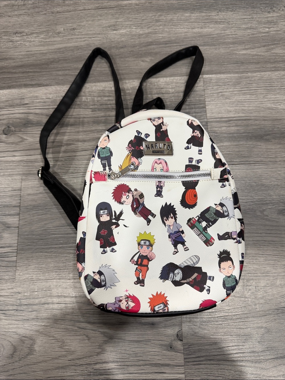 Naruto  White Character Mini Sling Backpack